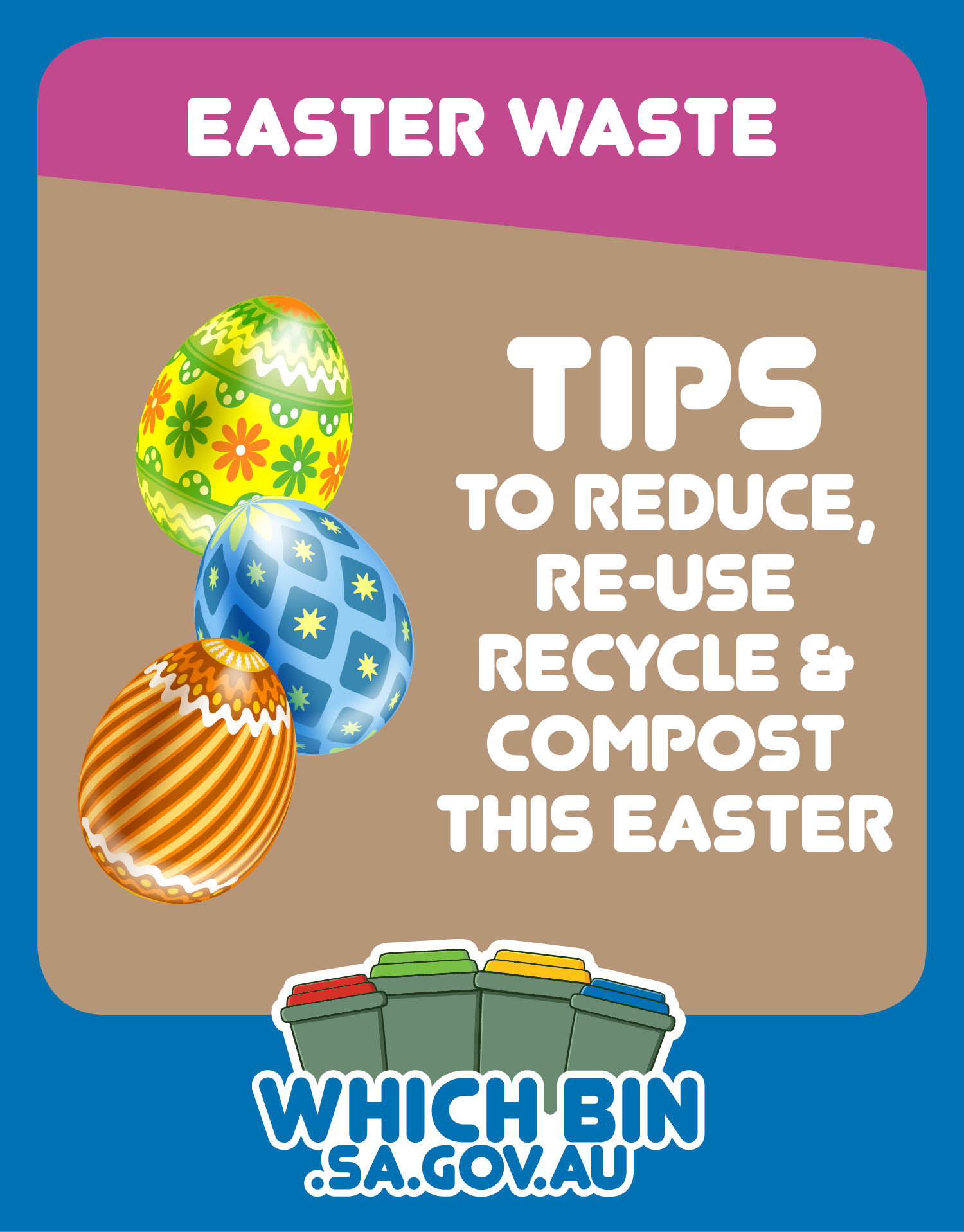 Remember to recycle your foil Easter Eggs wrappers.