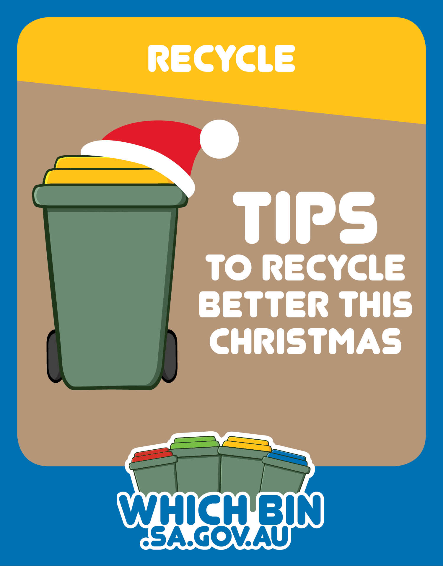 Remember to recycle it! Most gift, drink and food packaging can be recycled.